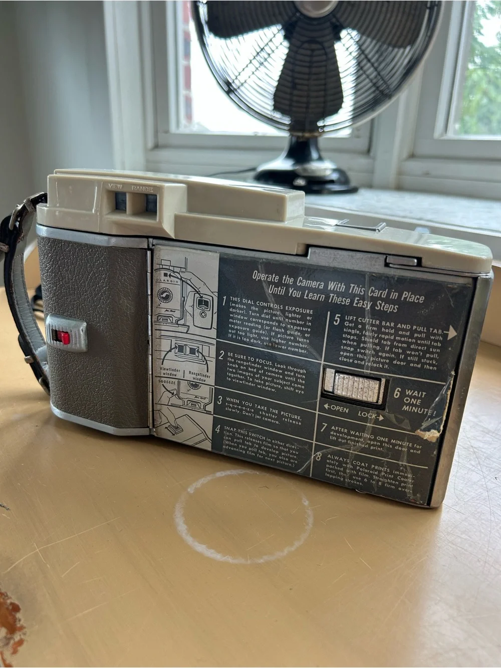 Polaroid Silver Gray Folding Land Camera